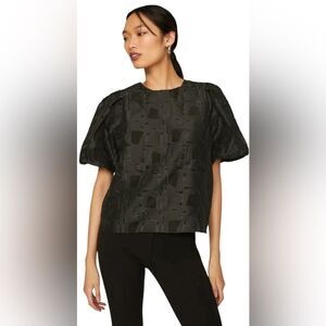 Marie Oliver Black Jessa Top Size Small